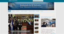 Desktop Screenshot of embajadabrasil.rree.gob.sv