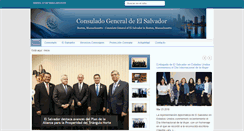 Desktop Screenshot of consuladoboston.rree.gob.sv